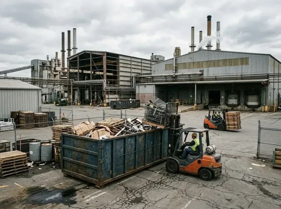 industrial-factory-scrap-conta-003 — frequently asked questions, Cheap Roll-off Dumpster Rentals in French Island, WI